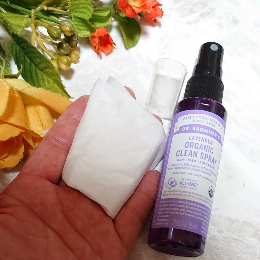 オーガニッククリーンスプレー ラベンダー/Dr. Bronner's Magic Soaps(海外)/その他を使ったクチコミ(4枚目)