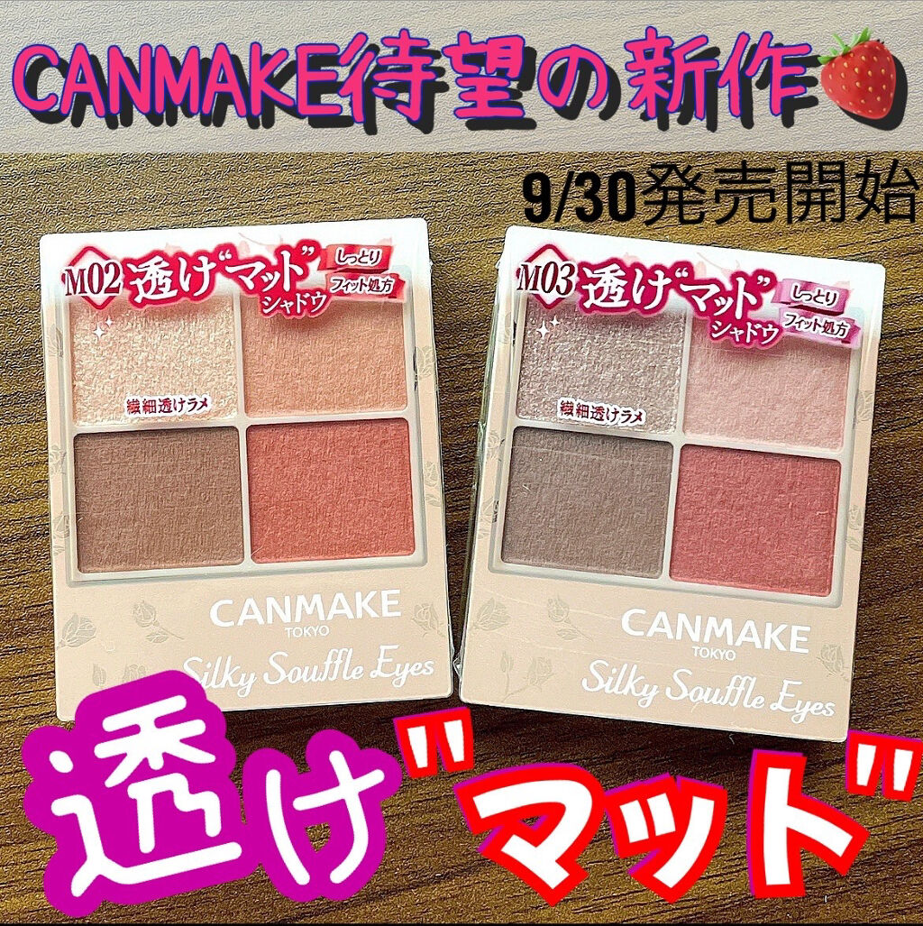 シルキースフレアイズ（マットタイプ）/キャンメイク/アイシャドウパレットを使ったクチコミ（1枚目）