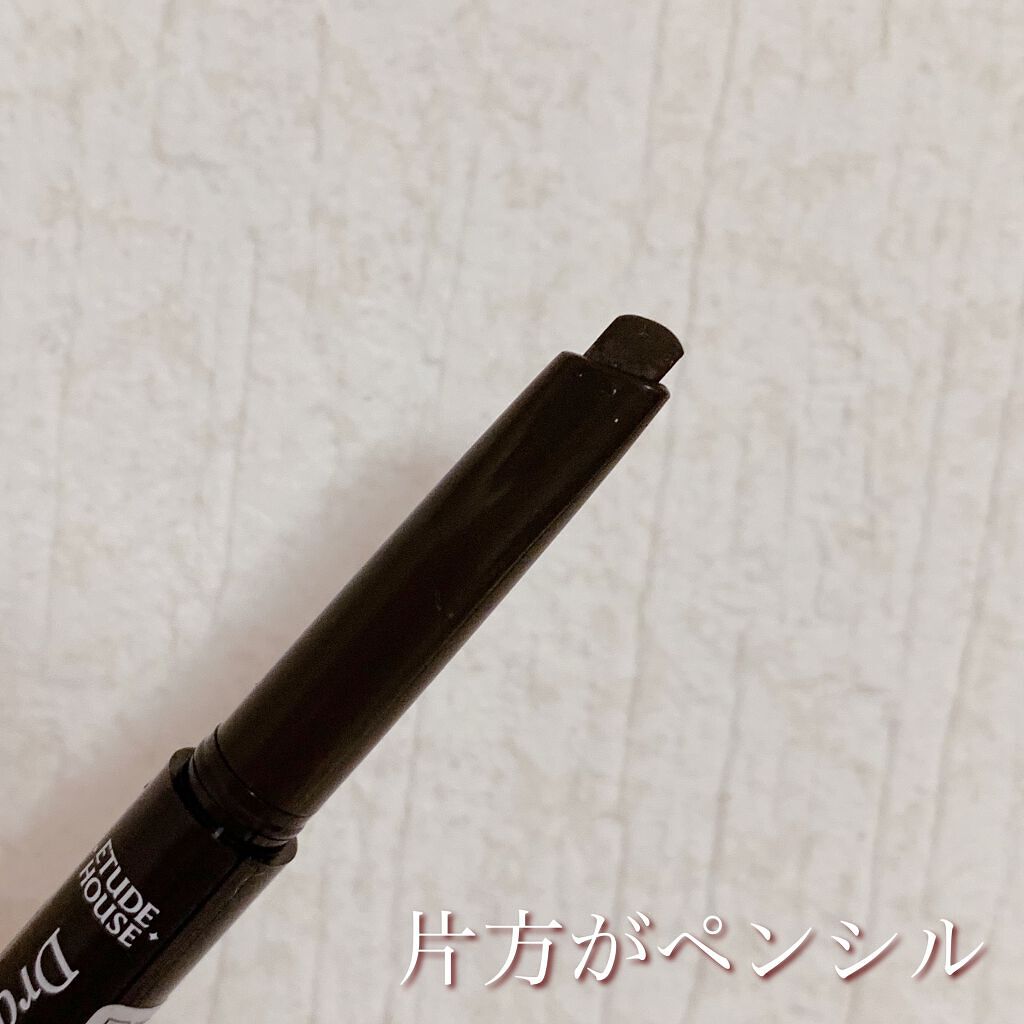 ドローイング アイブロウ ペンシル ダークブラウン/ETUDE/アイブロウペンシルを使ったクチコミ（3枚目）