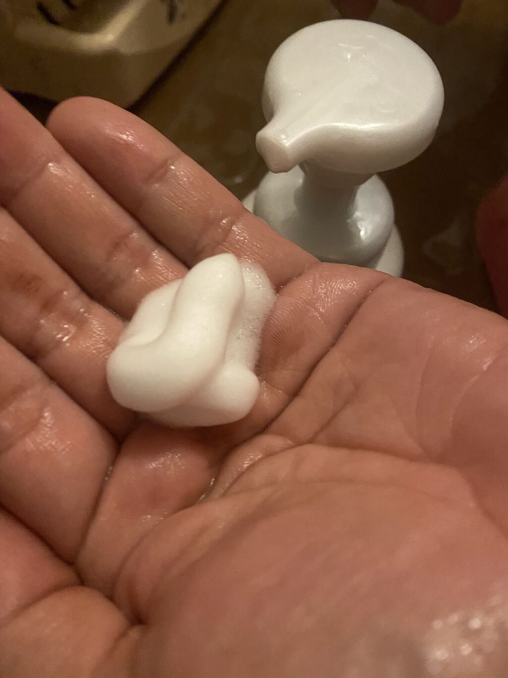 泡で出てくる ミルキィボディソープ やさしいせっけんの香り ポンプ600ml【旧】/ミルキィ/ボディソープを使ったクチコミ（3枚目）