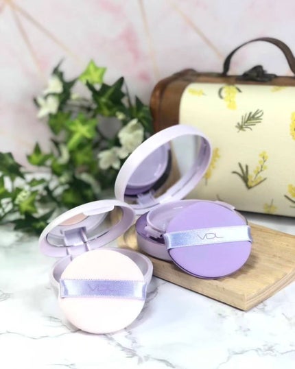 パーフェクティング シルキーフィット カバー クッション ファンデーション V02 明るいベージュオークル/VDL/クッションファンデーションを使ったクチコミ(2枚目)