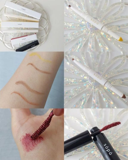 カラーマスカラ/sopo/マスカラを使ったクチコミ(5枚目)