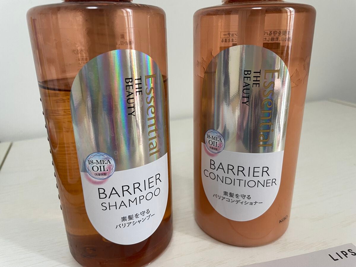 ザビューティ 髪のキメ美容素髪を守る バリアシャンプー/コンディショナー/エッセンシャル/シャンプー・コンディショナーを使ったクチコミ(1枚目)