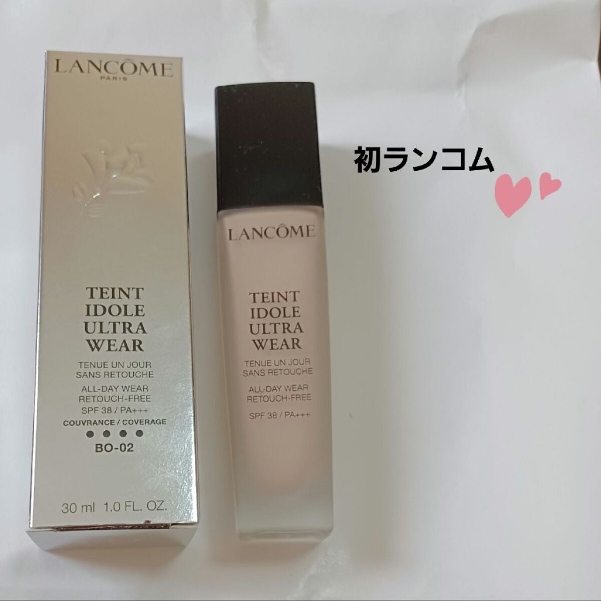 タンイドル ウルトラ ウェア リキッド/LANCOME/リキッドファンデーションを使ったクチコミ(1枚目)