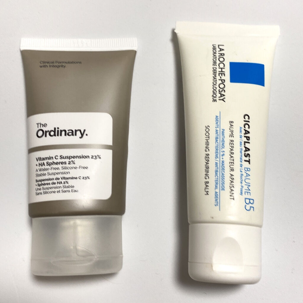 Cサスペンション23+HAスフィア2フェイスクリーム/The Ordinary/美容液を使ったクチコミ（3枚目）