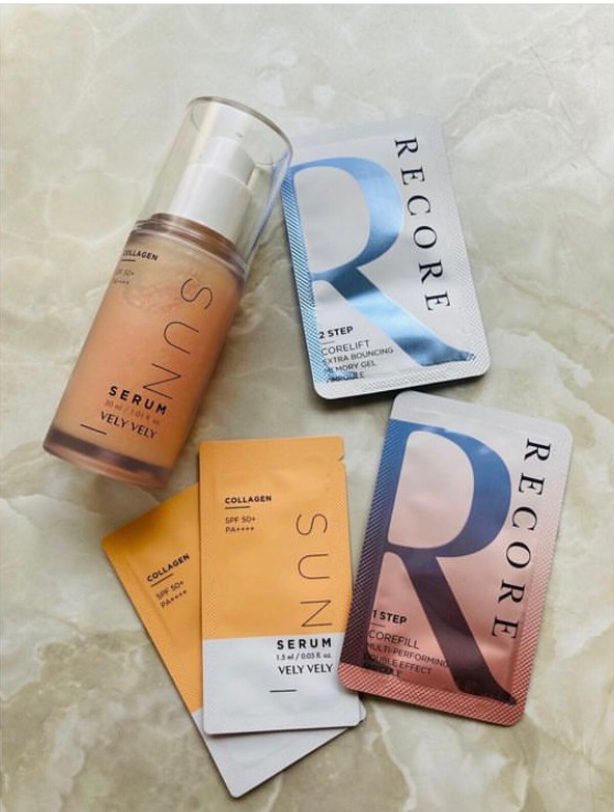 ハリケアコラーゲンサンセラム/VELY VELY/日焼け止めジェルを使ったクチコミ(1枚目)