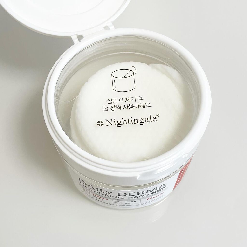 DAILY DERMA CLEANSING PADS MILD/Nightingale(ナイチンゲール)/クレンジングシートを使ったクチコミ(2枚目)