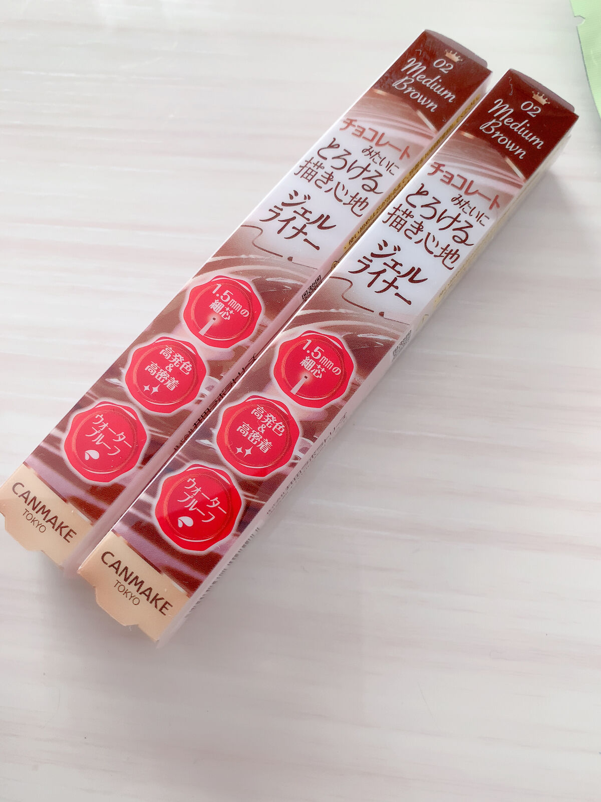 クリーミータッチライナー/キャンメイク/ジェルアイライナーを使ったクチコミ（3枚目）