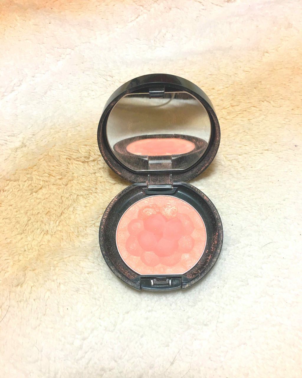 デザイニングパフチーク/AUBE/パウダーチークを使ったクチコミ（2枚目）