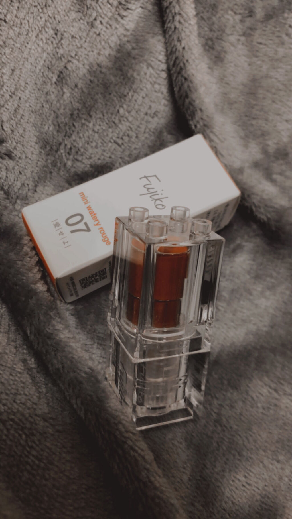 ミニウォータリールージュ 07Sunday/Fujiko/口紅を使ったクチコミ（2枚目）