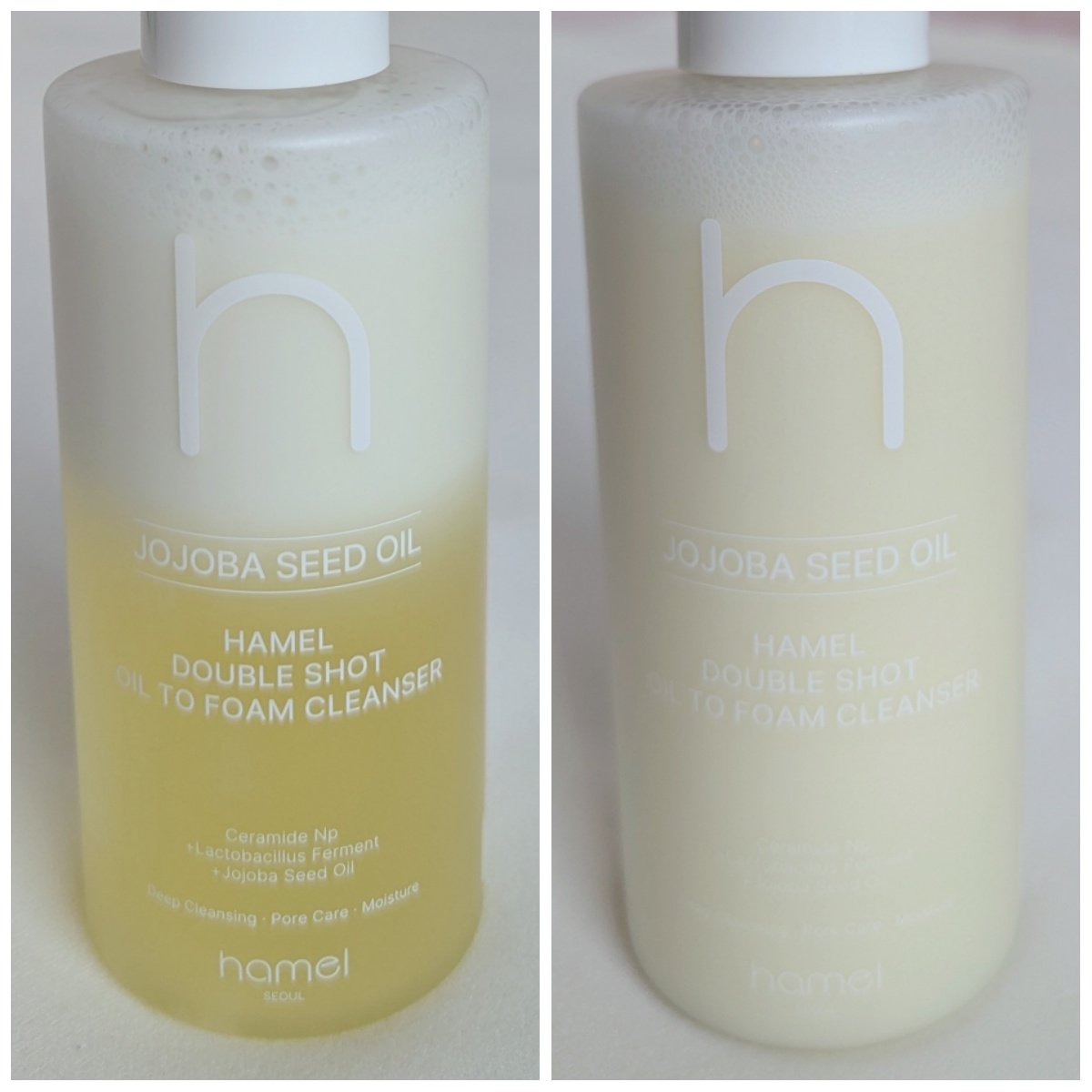 ダブルショットオイルトゥーフォームクレンザー/HAMEL/オイルクレンジングを使ったクチコミ（3枚目）
