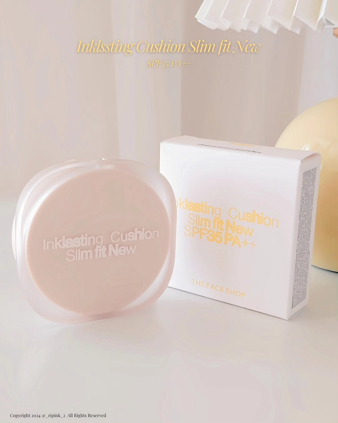 インクラスティングクッション/THE FACE SHOP/クッションファンデーションを使ったクチコミ（2枚目）