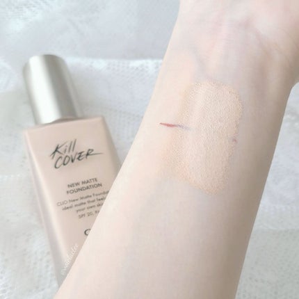 キルカバーニューマットファンデーション/CLIO/リキッドファンデーションを使ったクチコミ(3枚目)