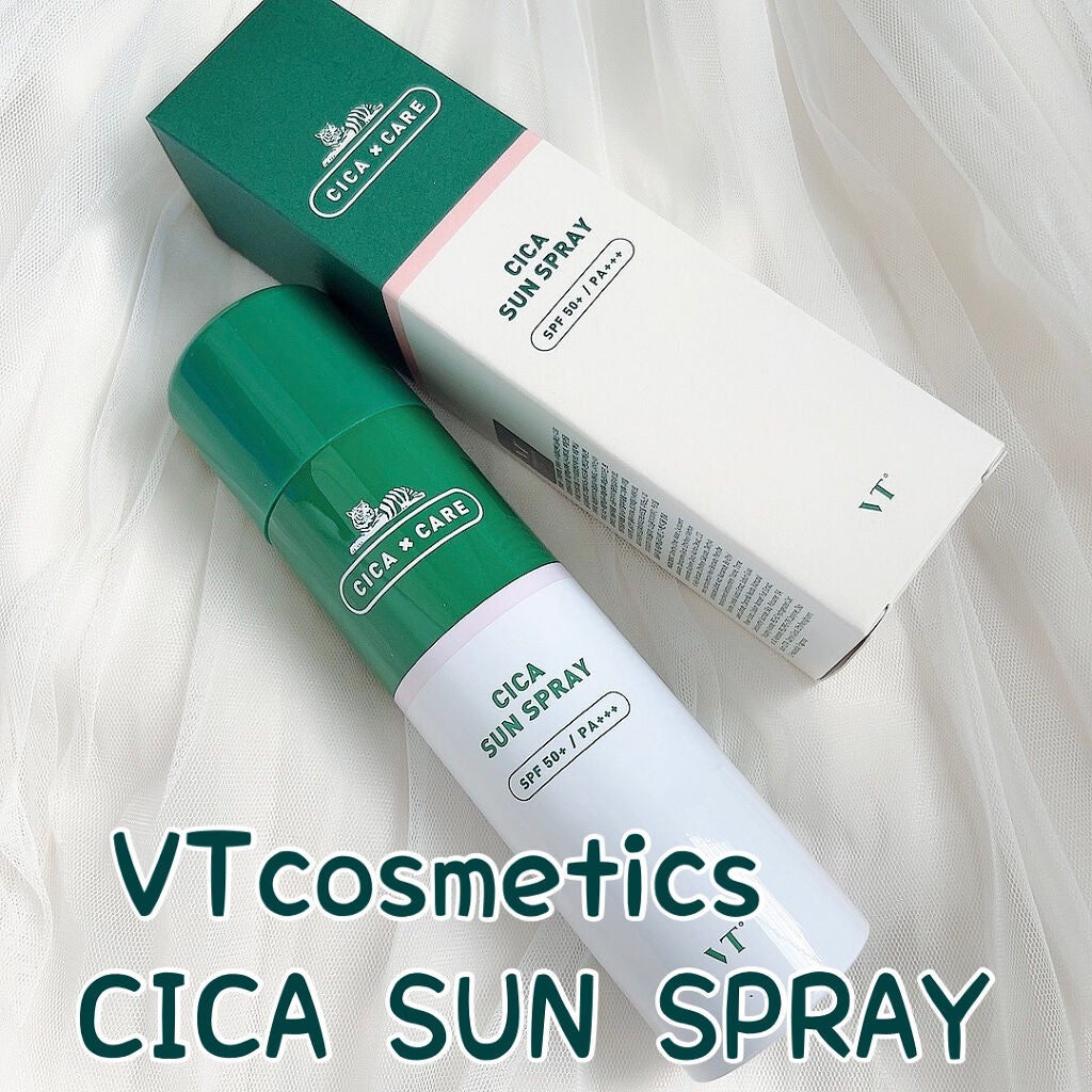 CICA SUN SPRAY/VT/日焼け止めミスト・スプレーを使ったクチコミ(1枚目)