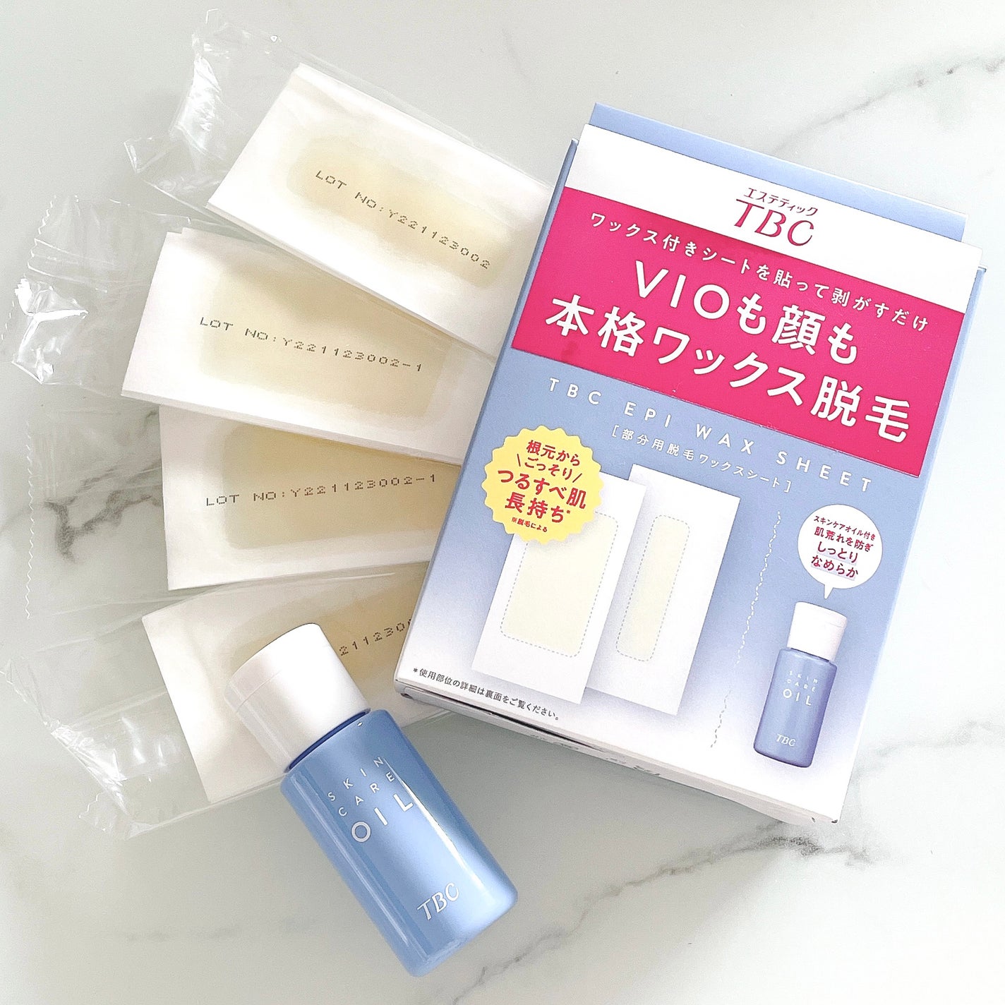 エピワックスシート /TBC/ムダ毛ケアを使ったクチコミ(1枚目)