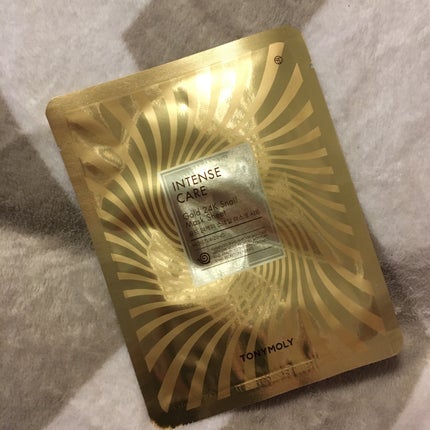 インテンスケア ゴールド 24K スネイル ハイドロゲル マスク/TONYMOLY/その他スキンケアを使ったクチコミ(1枚目)