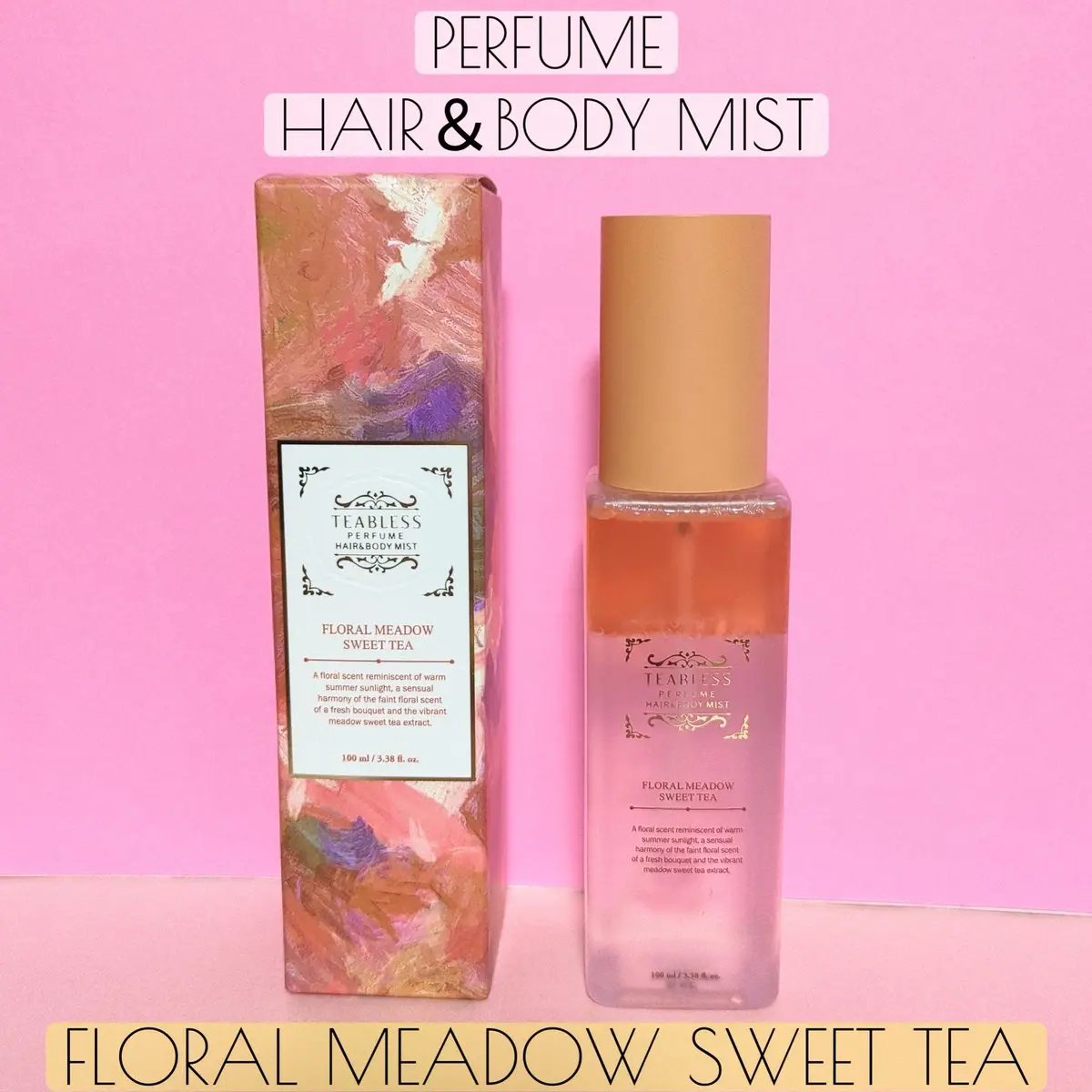 パヒュームヘア&ボディミスト フローラルメドウスウィートティー/TEABLESS/ヘアミストを使ったクチコミ（3枚目）