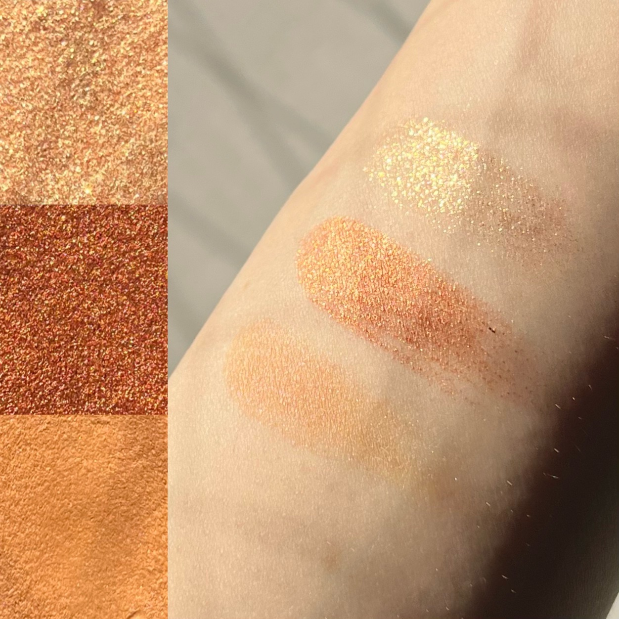 シアーアラウンド トリオ アイシャドウパレット 05 スパークリングオレンジ/CathyDoll/アイシャドウパレットを使ったクチコミ（3枚目）