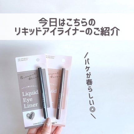 UR GLAM LIQUID EYELINER/U R GLAM/リキッドアイライナーを使ったクチコミ(3枚目)