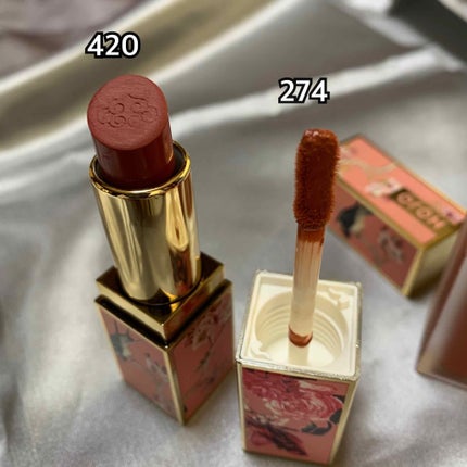 HOJO 锦瑟桃花绒情口红/HOJO/口紅を使ったクチコミ(2枚目)