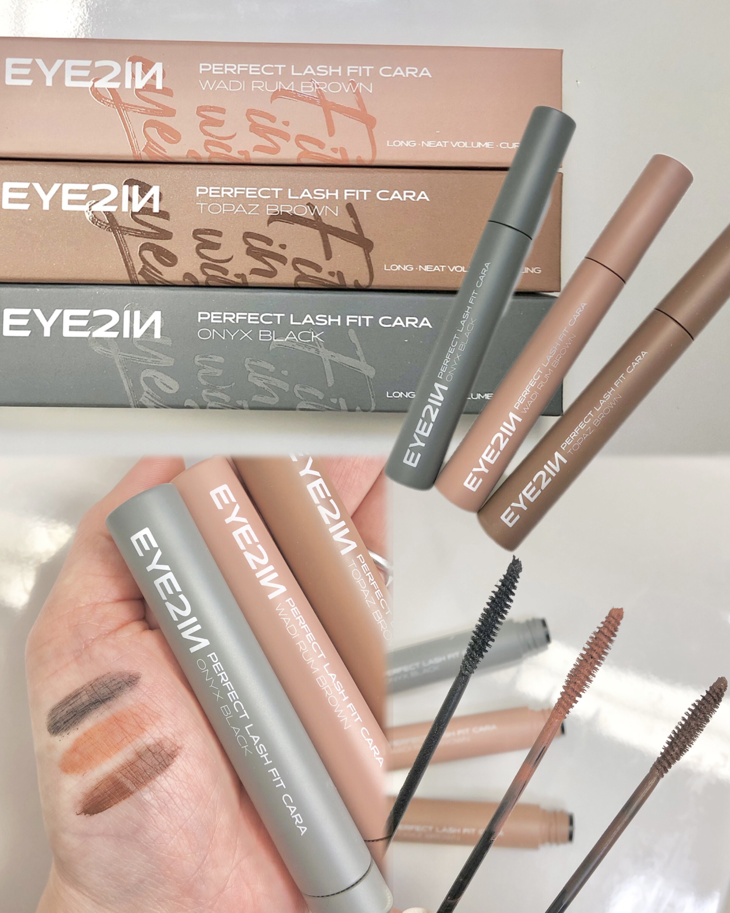 パーフェクトラッシュフィットカラ 03 ワディラムブラウン/EYE2IN/マスカラを使ったクチコミ（1枚目）