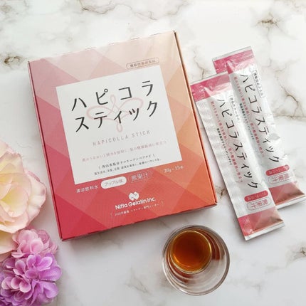 ハピコラスティック/新田ゼラチンダイレクト/美容ドリンクを使ったクチコミ(1枚目)