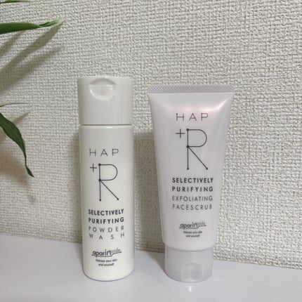フェイススクラブ /HAP+R/スクラブ・ゴマージュを使ったクチコミ(1枚目)