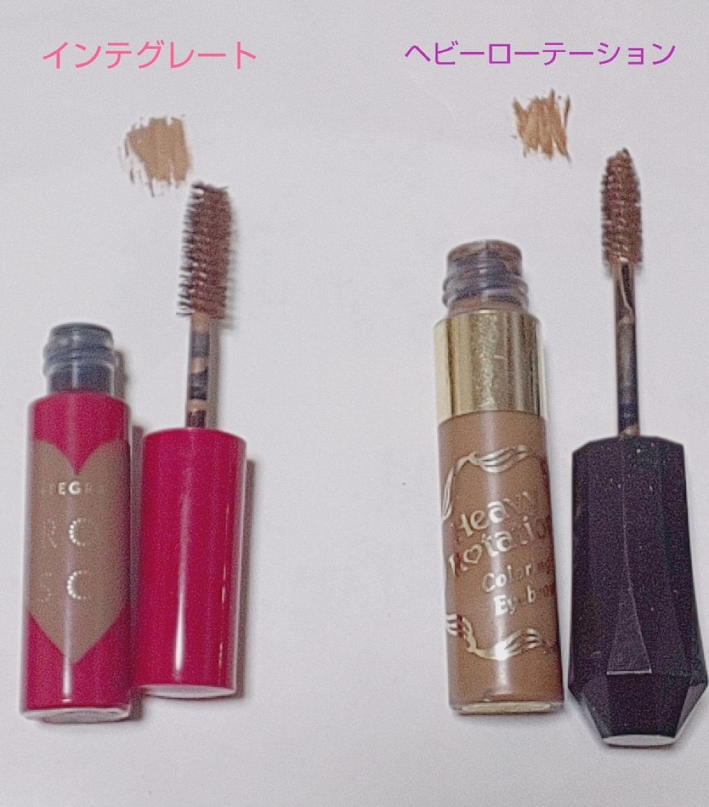 ニュアンスアイブローマスカラ/インテグレート/眉マスカラを使ったクチコミ（3枚目）