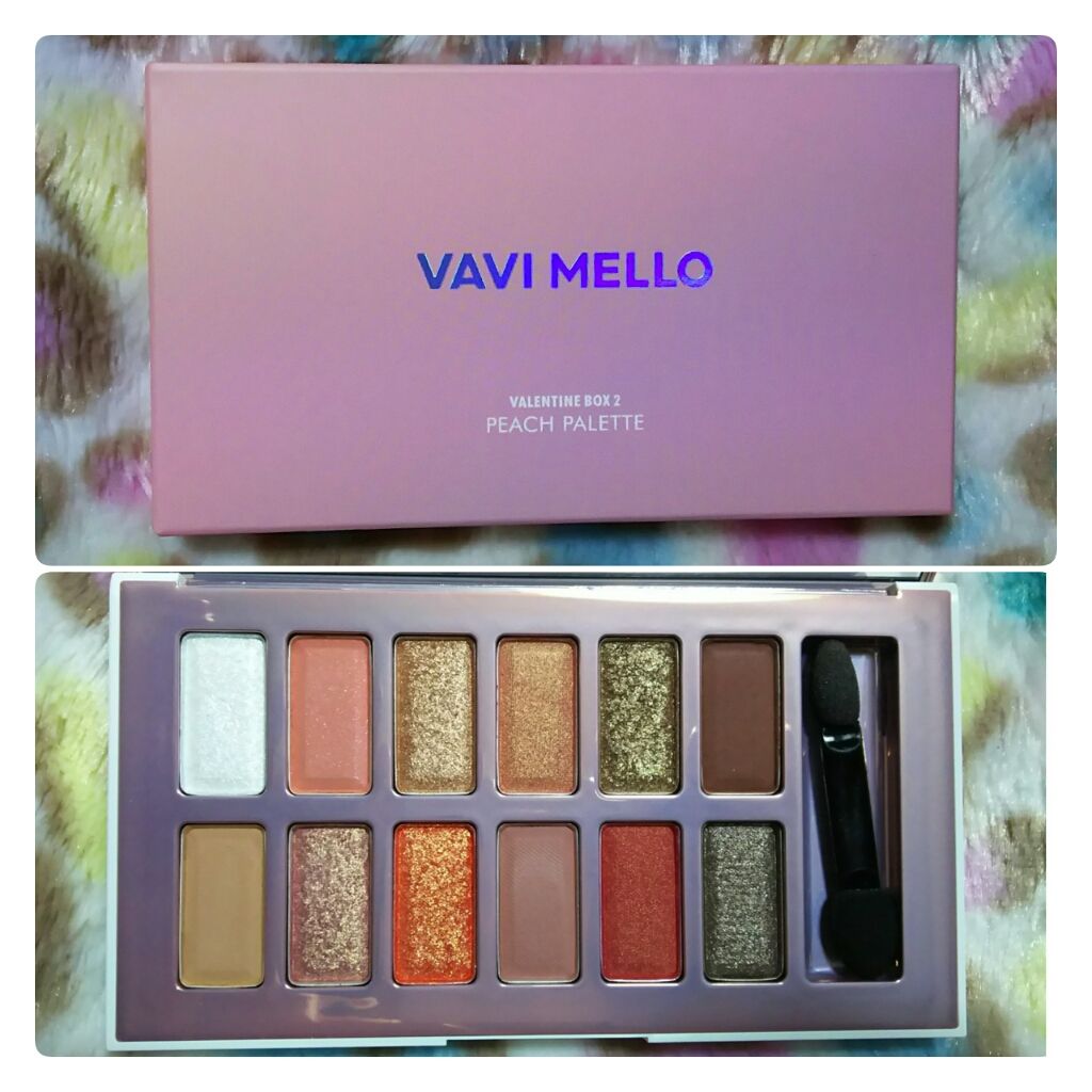 バレンタインボックス2 ピーチパレット/VAVI MELLO/アイシャドウパレットを使ったクチコミ（1枚目）
