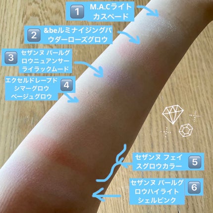 フェイスグロウカラー/CEZANNE/クリームハイライトを使ったクチコミ(2枚目)