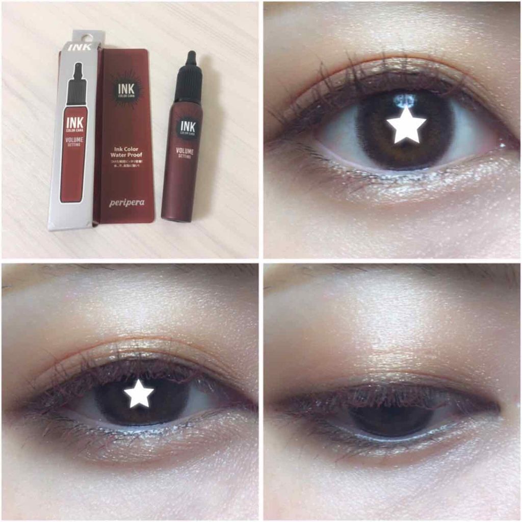 インク カラー カラ(AD)/PERIPERA/マスカラを使ったクチコミ(1枚目)