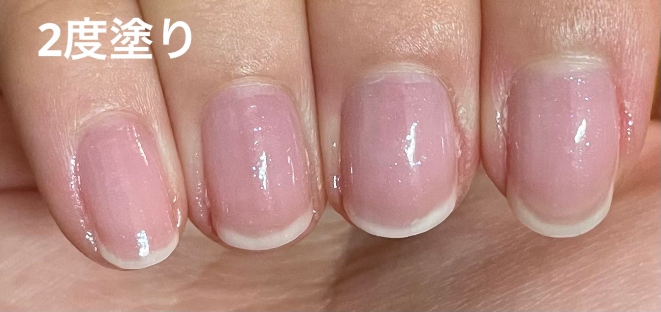 パーフェクトネイルコート カラー/M・N・B・B/オールインワンネイルを使ったクチコミ(5枚目)