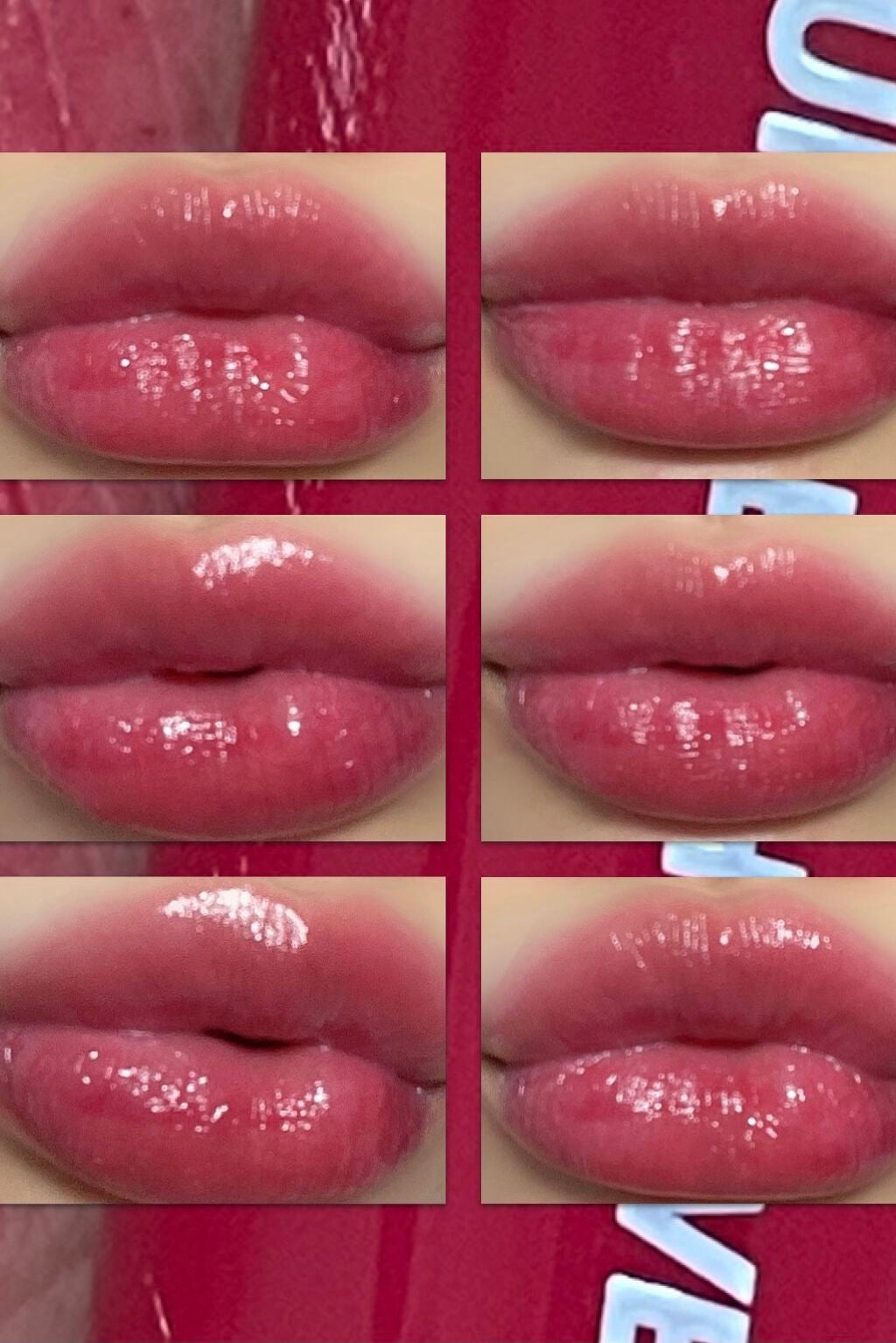 グラスティングウォーターティント/rom&nd/リップティントを使ったクチコミ(4枚目)