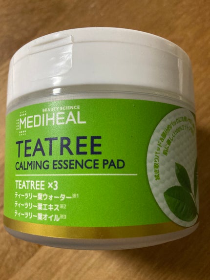 ティーツリーカーミングエッセンスパッド/MEDIHEAL/トナーパッドを使ったクチコミ(1枚目)