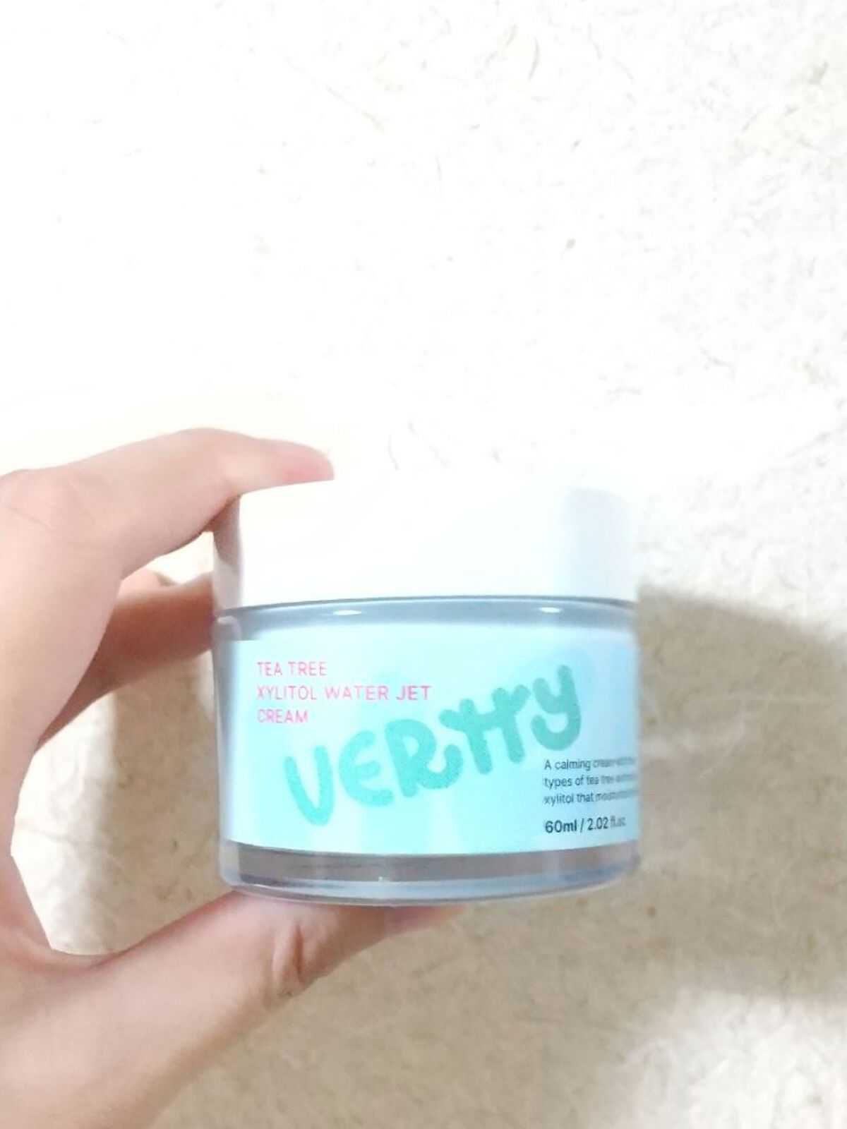 ティーツリーキシリトールウォータージェットクリーム/Vertty/フェイスクリームを使ったクチコミ（1枚目）