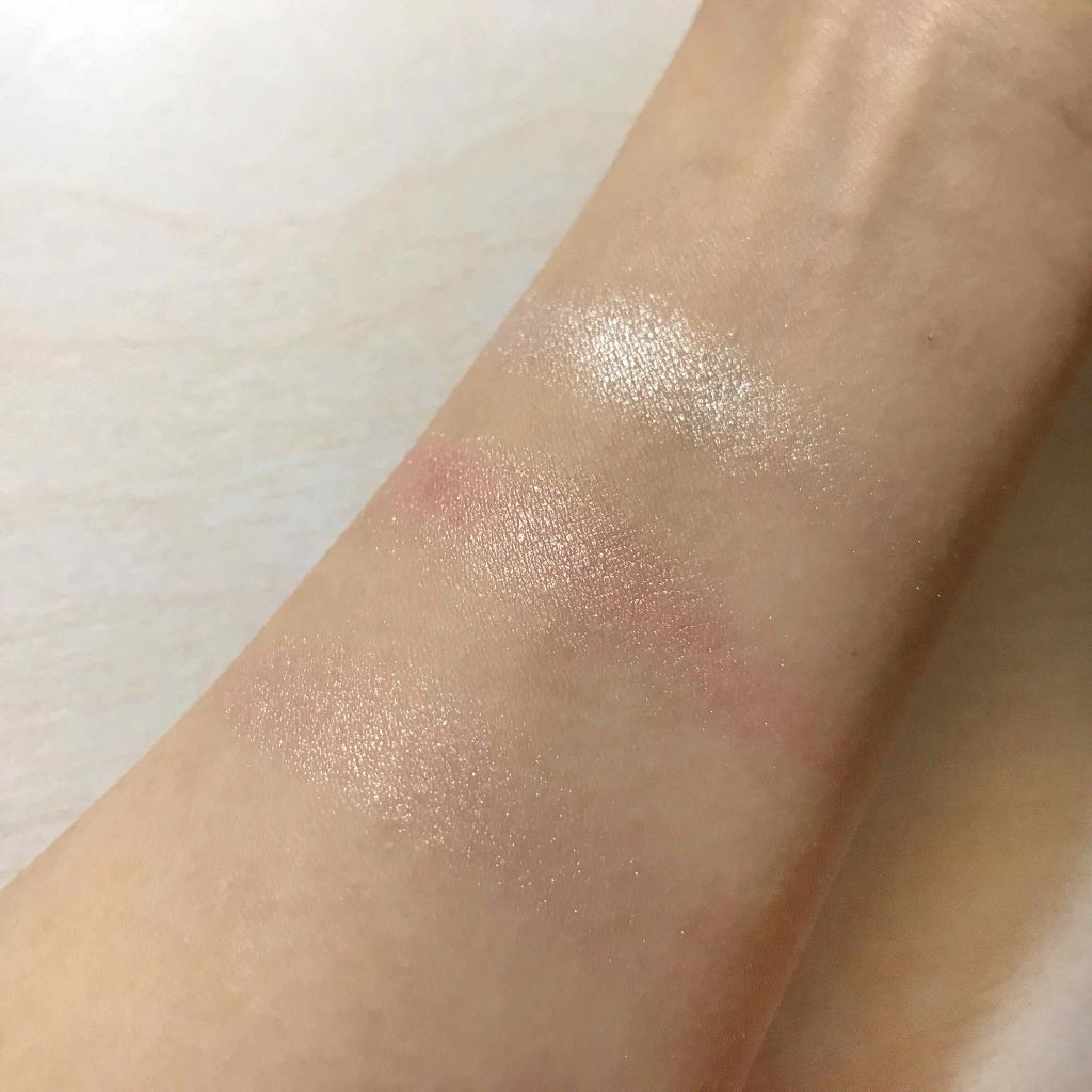 ベイクド ハイライター & ブラッシュ/e.l.f. Cosmetics/パウダーハイライトを使ったクチコミ(3枚目)