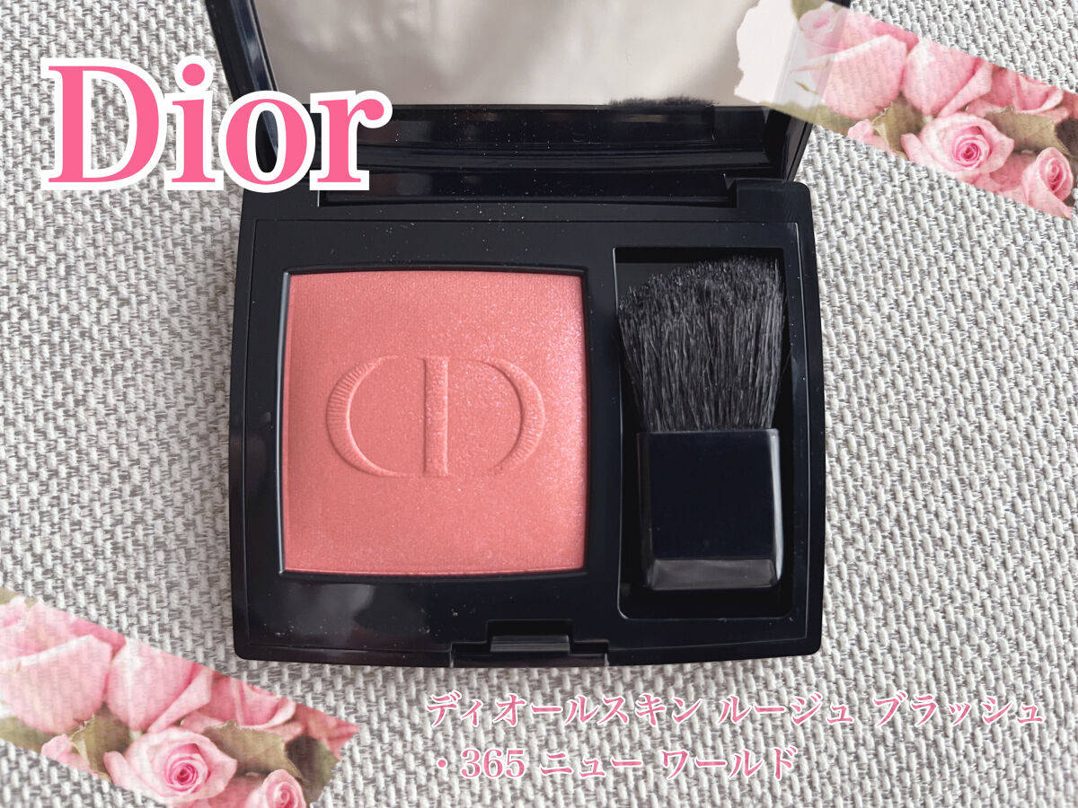 【旧】ディオールスキン ルージュ ブラッシュ 365 ニュー ワールド/Dior/パウダーチークを使ったクチコミ（1枚目）