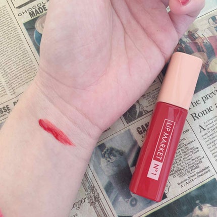 トニモリリップマーケットシロップティント/TONYMOLY/リップティントを使ったクチコミ(2枚目)