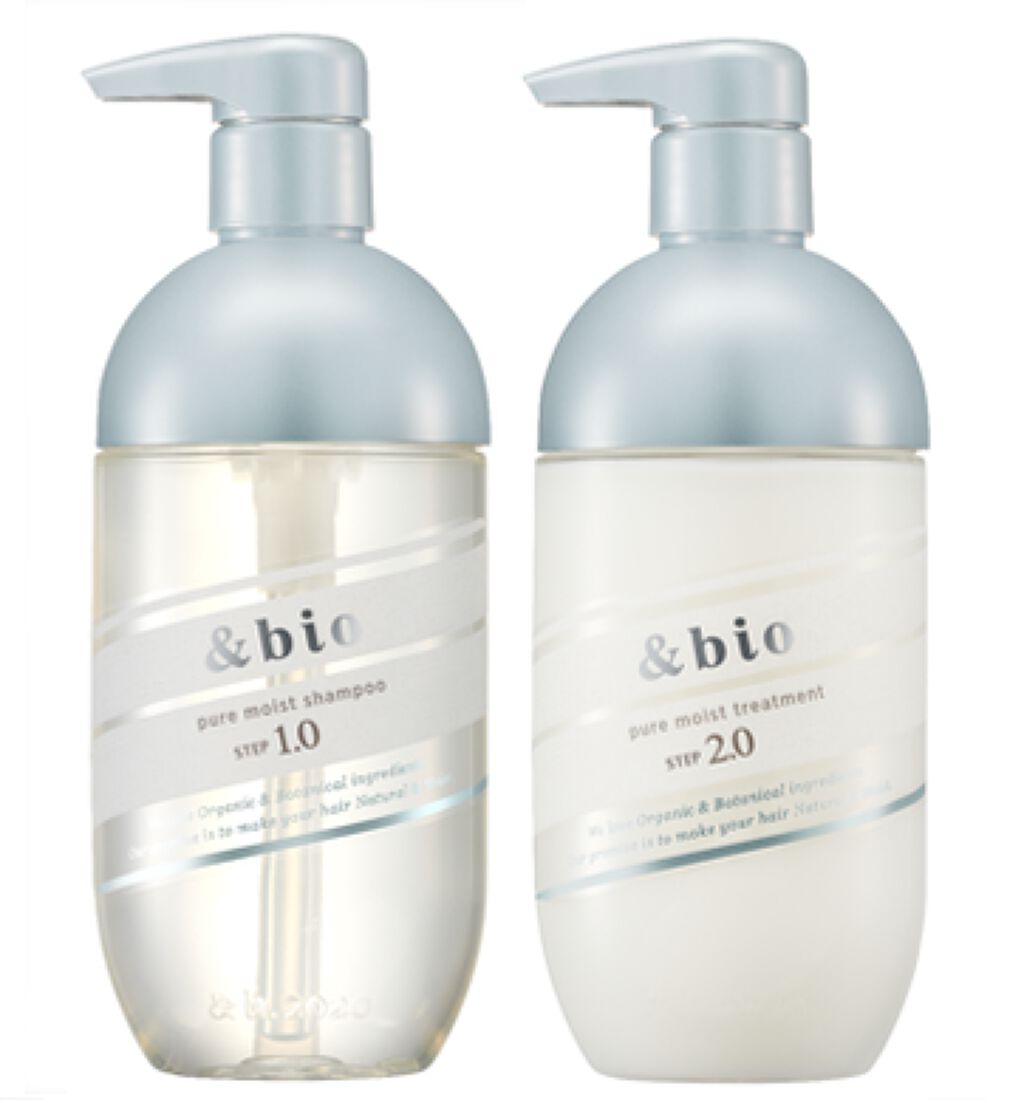 ピュアモイスト シャンプー 1.0／ヘアトリートメント 2.0 / &bio