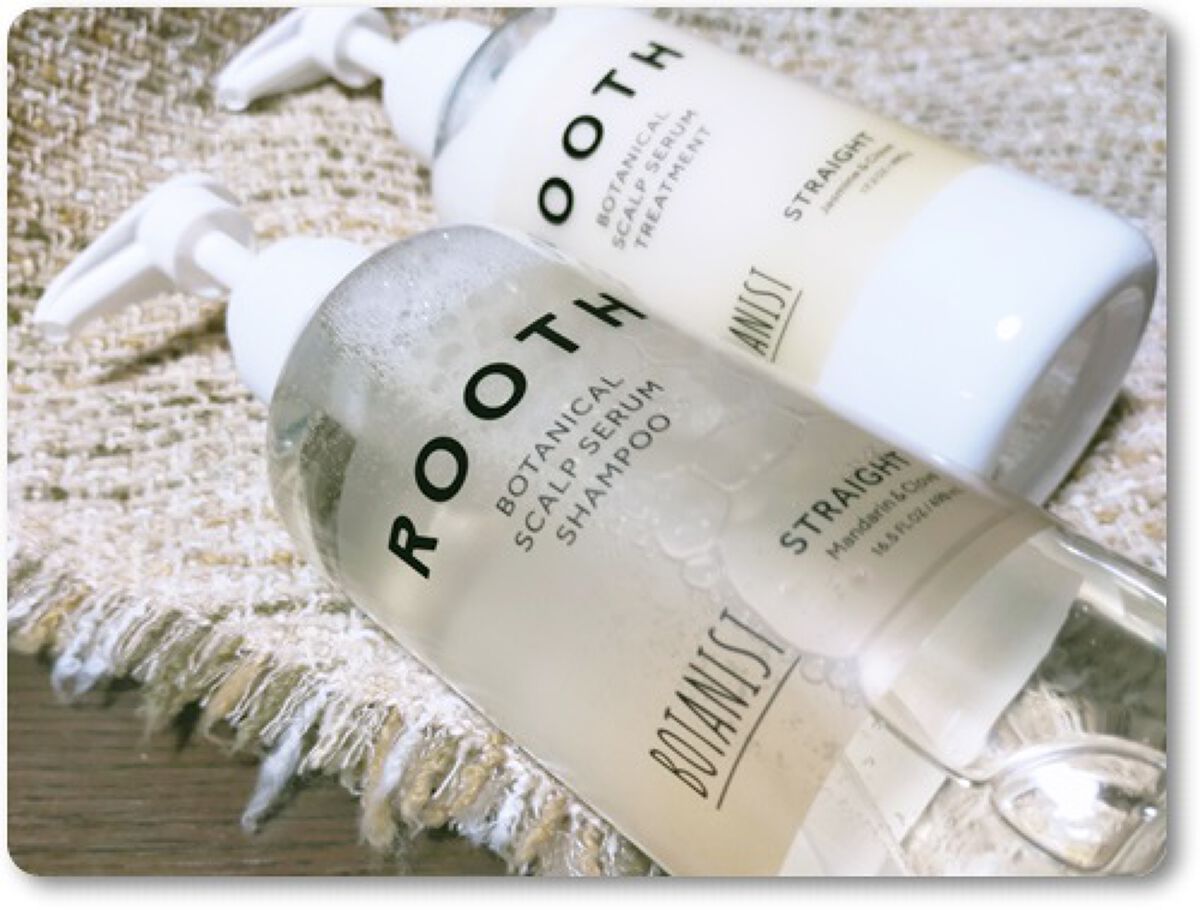 ルース ボタニカルスカルプセラム シャンプー・トリートメント(ストレート)/BOTANIST/市販シャンプーを使ったクチコミ(1枚目)