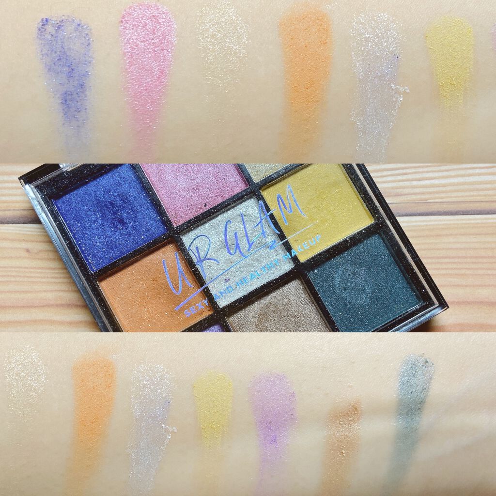 UR GLAM BLOOMING EYE COLOR PALETTE/U R GLAM/アイシャドウパレットを使ったクチコミ(5枚目)
