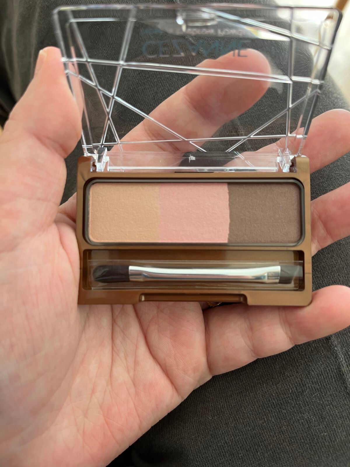 ノーズ&アイブロウパウダー/CEZANNE/パウダーアイブロウを使ったクチコミ(3枚目)