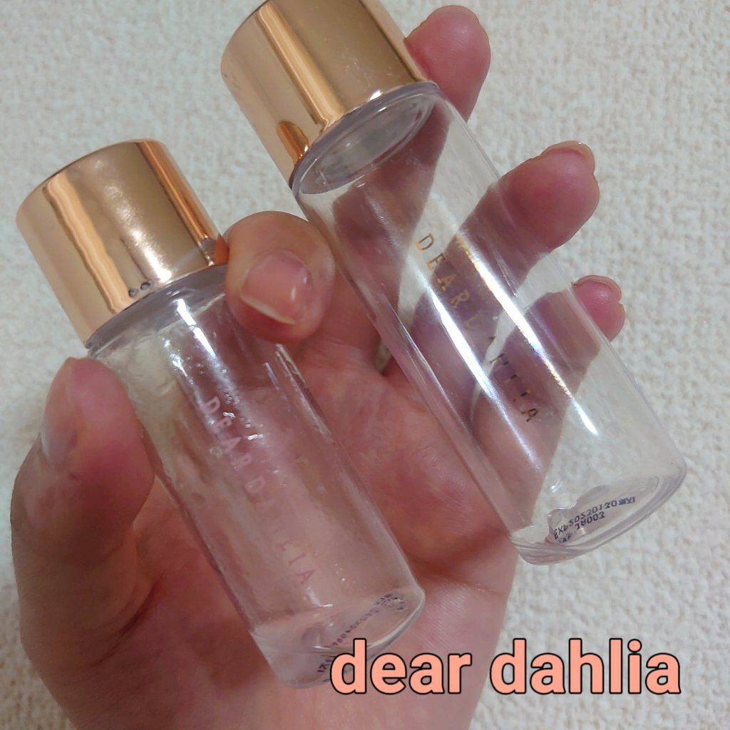 DEAR DAHLIA スキン コンディショニング リップ & アイ リムーバーのクチコミ「                              #DEAR DAHLIA

使い切.....」（1枚目）