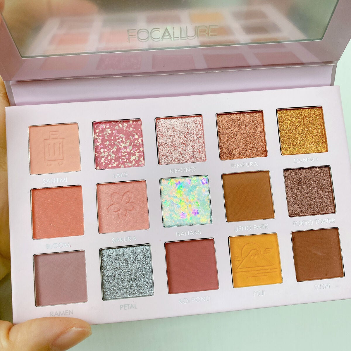 GO TRAVEL 15色アイシャドウパレット/FOCALLURE/アイシャドウパレットを使ったクチコミ(3枚目)