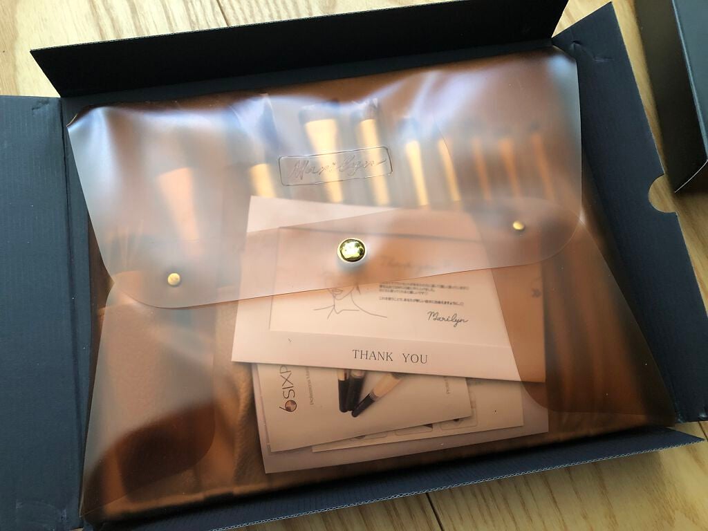 SIXPLUS X MARILYN 10本メイクアップブラシセット/SIXPLUS/メイクブラシを使ったクチコミ(2枚目)