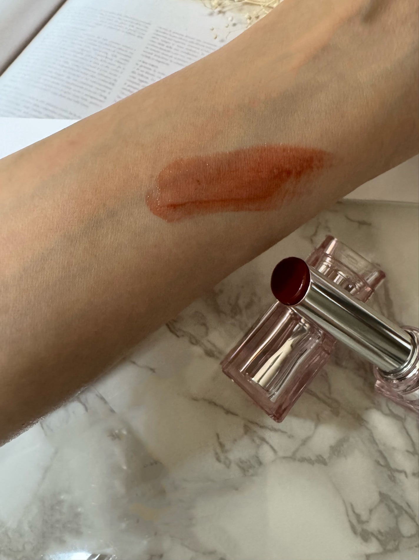 ウォーターリズムグロウメルティングバーム/TIRTIR(ティルティル)/口紅を使ったクチコミ(2枚目)