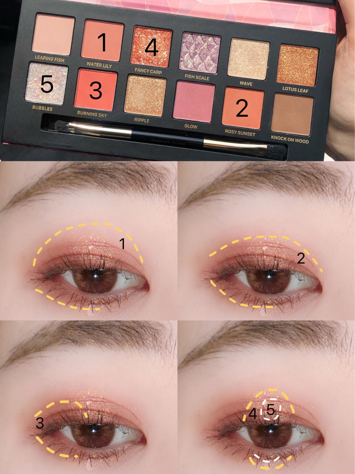 エクスプローラ12色 動物アイシャドウパレット/PERFECT DIARY/アイシャドウパレットを使ったクチコミ(4枚目)