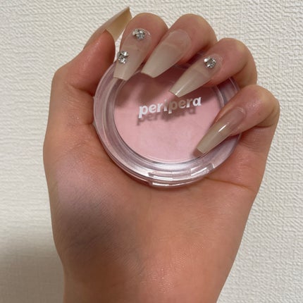 ピュア ブラッシュド サンシャイン チーク/PERIPERA/パウダーチークを使ったクチコミ(1枚目)