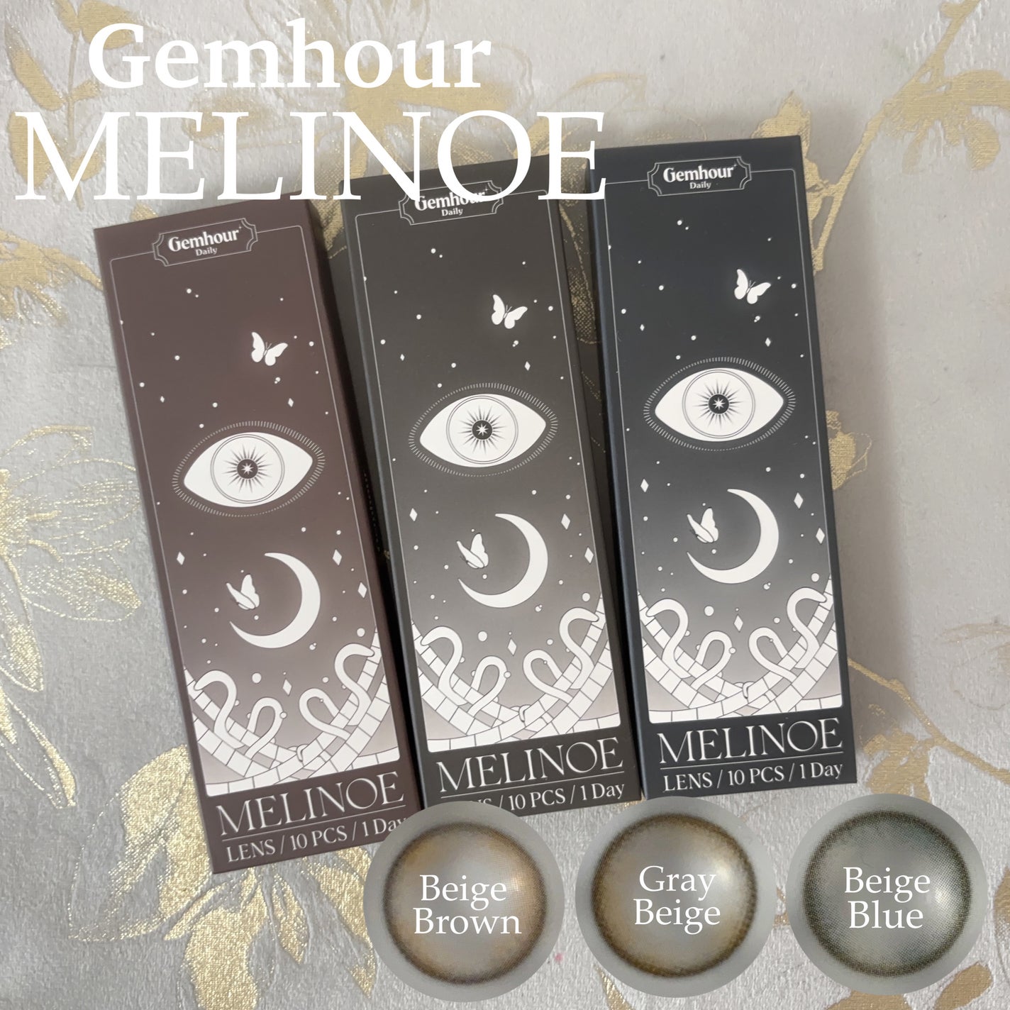 Melinoe 1Day/Gemhour lens/ワンデー(1DAY)カラコンを使ったクチコミ(1枚目)