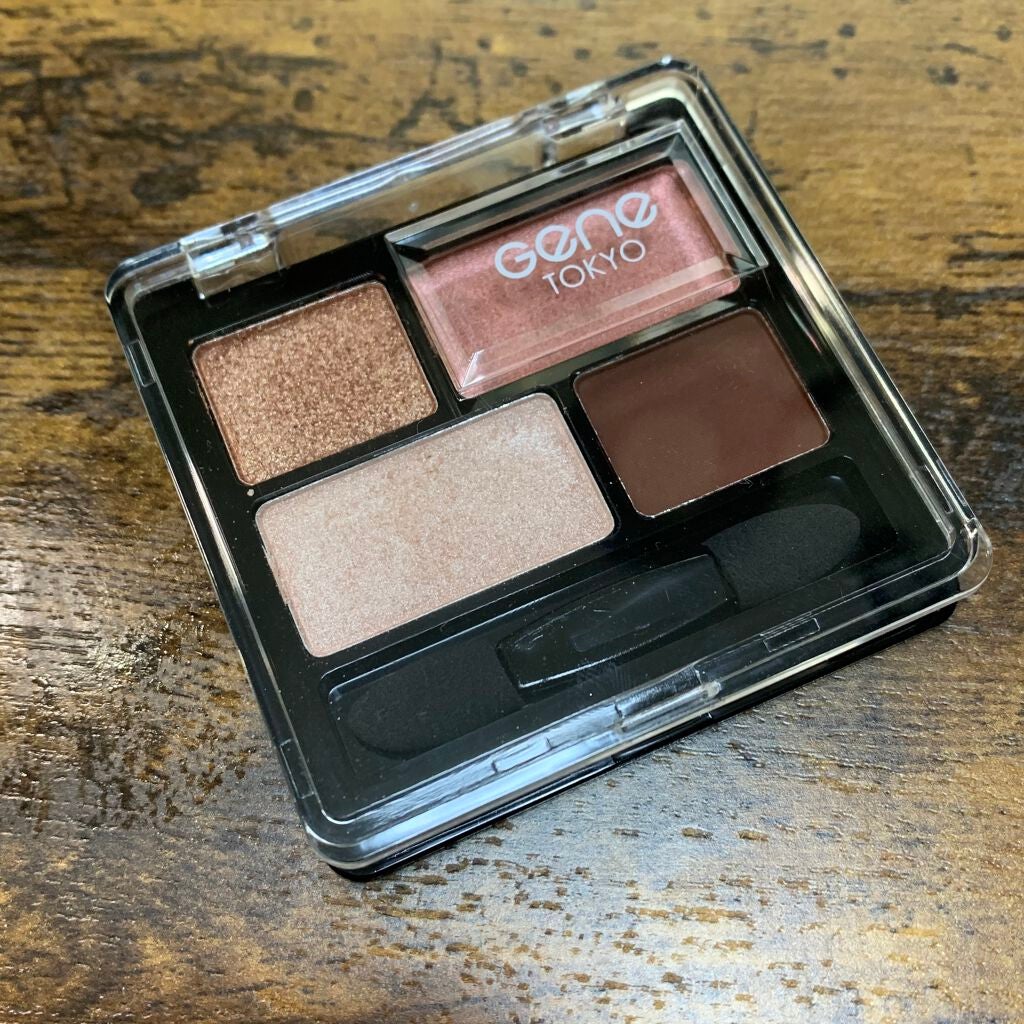 リラクシーアイシャドウ/GENE TOKYO/アイシャドウパレットを使ったクチコミ(2枚目)